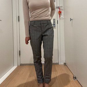 Banana Republic Petite Sloan Pant in Gingham Grey